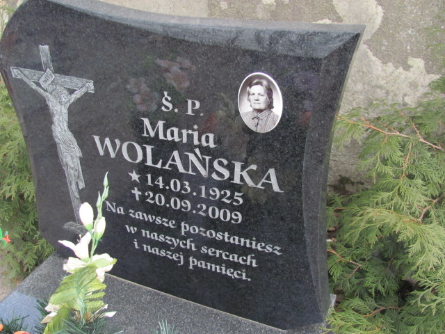Grób Maria Wolańska